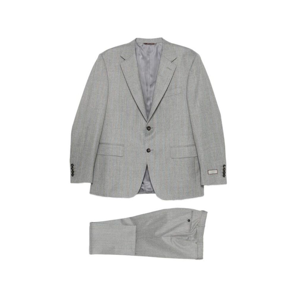 Canali Grey Suits - Single Breasted Suits Men